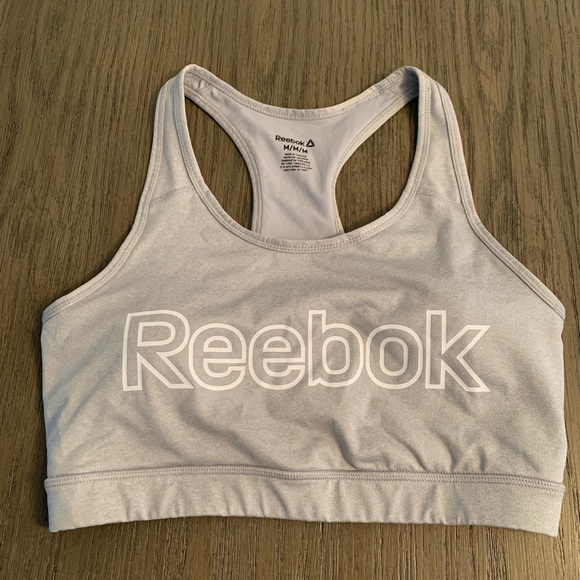 Reebok Grey Sports Bra - Picture 1 of 4